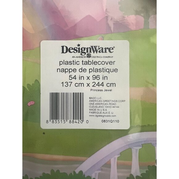 RARE DesignWare Princess Jewel Tablecloths (Set of 2) | Barbie Style Castle & Ro - Picture 10 of 10